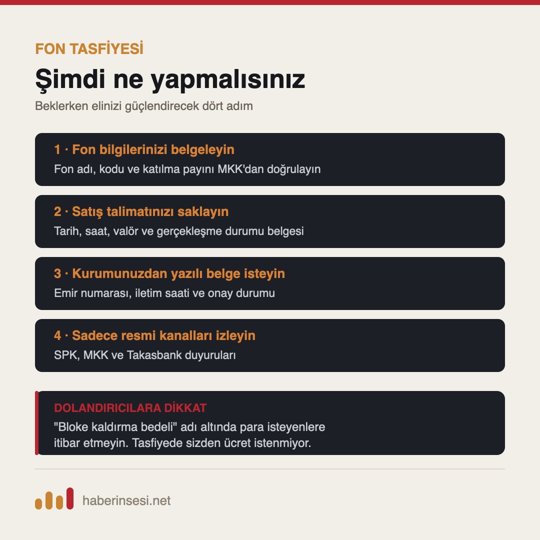 Fon yatırımcısının yapması gerekenler