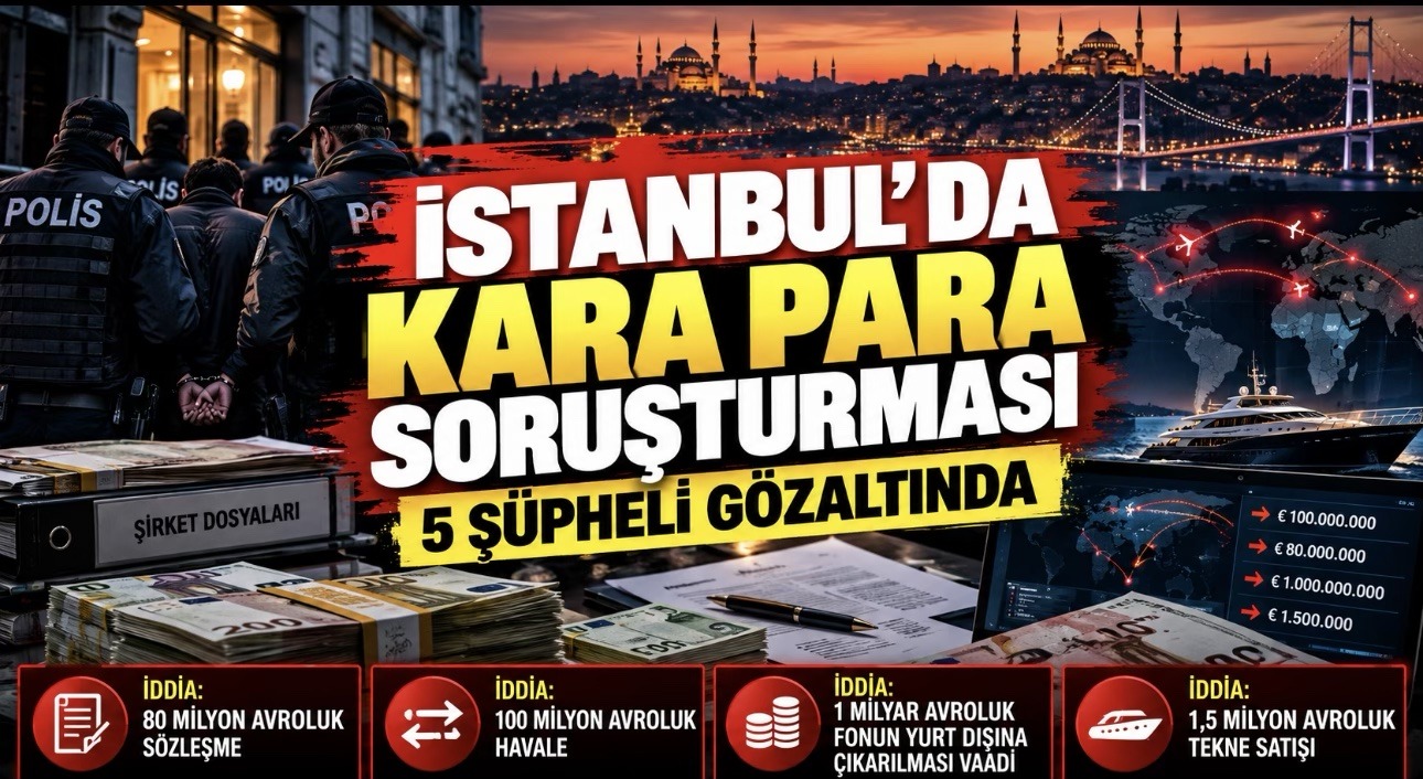 İstanbul'da kara para soruşturması