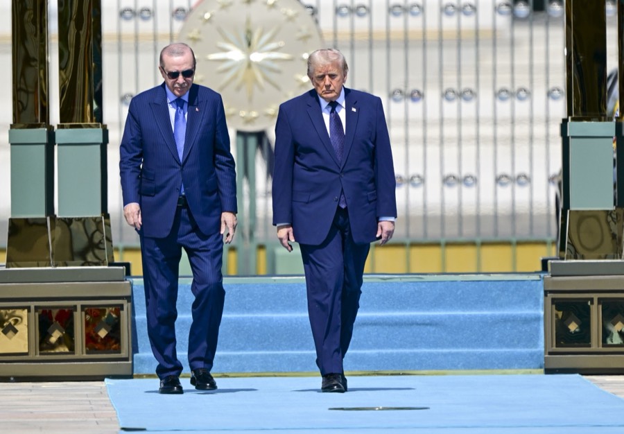 7 Temmuz 2026, Cumhurbaşkanlığı Külliyesi. Trump, A+ tipi resmi törenle karşılandı.