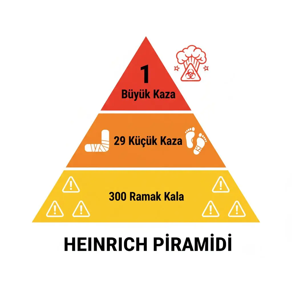 Heinrich piramidi: 300 ramak kala, 29 küçük kaza, 1 büyük kaza