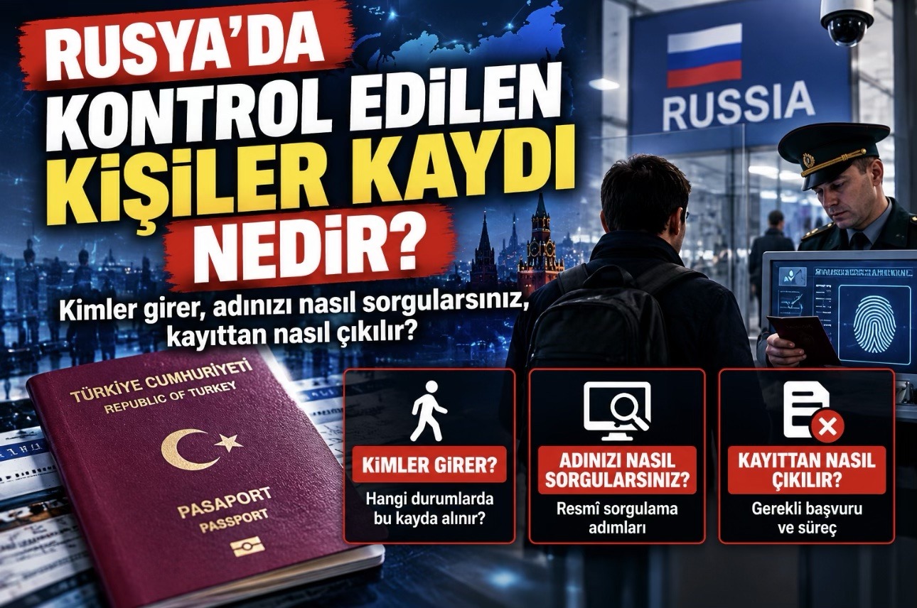 Rusya'da kontrol edilen kişiler kaydı nedir